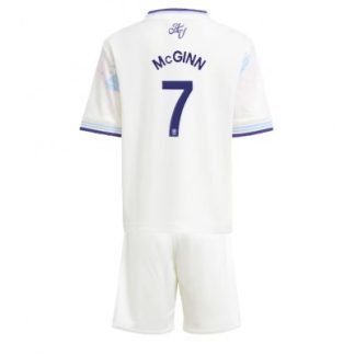 Aston Villa 2025/26 Tredjetröja Barn Set – John McGinn #7 Kortärmad Fotbollströja med Shorts