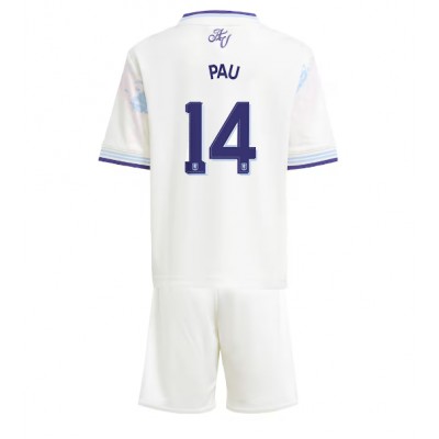 Aston Villa 2025/26 Tredjetröja Barn Set – Pau Torres #14 Kortärmad Fotbollströja med Shorts 1 Aston Villa 2025/26 Tredjetröja Barn Set – Pau Torres #14 Kortärmad Fotbollströja med Shorts