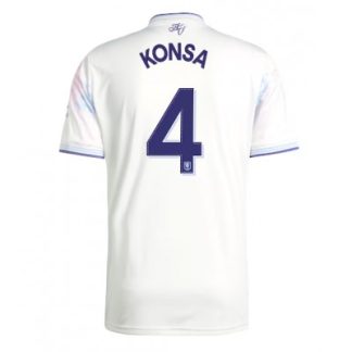 Aston Villa 2025/26 Tredjetröja Herr Ezri Konsa #4 Kortärmad Fotbollströja