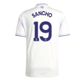 Aston Villa 2025/26 Tredjetröja Herr Jadon Sancho #19 Kortärmad Fotbollströja