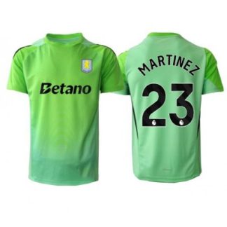 Aston Villa Målvaktströja 2025/26 Emiliano Martínez #23 Borta Grön Kortärmad