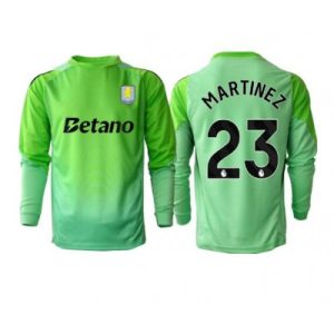 Aston Villa Målvaktströja 2025/26 – Emiliano Martínez #23 – Borta Grön Långärmad