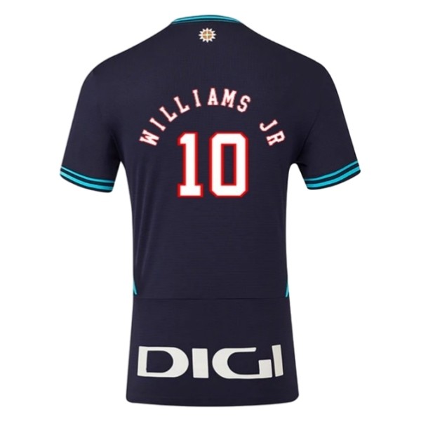 Athletic Bilbao Nico Williams #10 Bortatröja 2025/26 Herr Kortärmad Fotbollströja