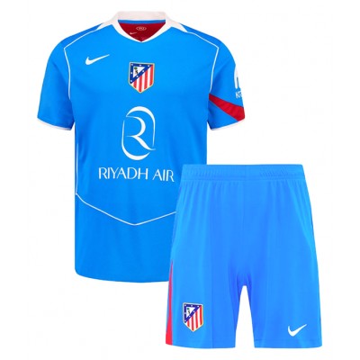 Atlético Madrid Barn Tredjeställ 2025/26 Tröja + Shorts
