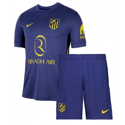 Atlético Madrid Bortaställ 2025/26 Barn Kortärmad Fotbollströja + Shorts 1 Atlético Madrid Bortaställ 2025/26 Barn Kortärmad Fotbollströja + Shorts