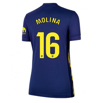 Atlético Madrid Bortatröja 2025/26 Dam Nahuel Molina #16 Kortärmad