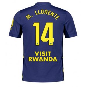 Atlético Madrid Bortatröja 2025/26 Herr Marcos Llorente #14 Kortärmad