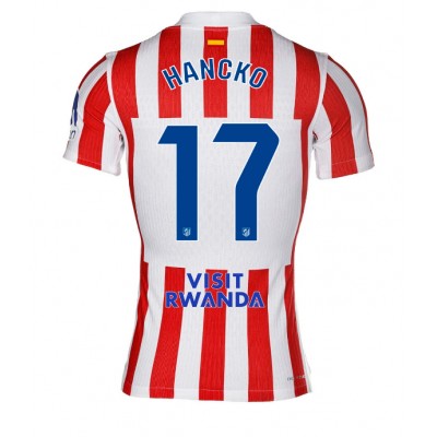 Atlético Madrid Hemmatröja 2025/26 Herr Dávid Hancko #17 Kortärmad