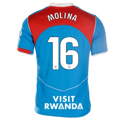 Atlético Madrid Tredjetröja 2025/26 Dam Nahuel Molina #16 Kortärmad 1 Atlético Madrid Tredjetröja 2025/26 Dam Nahuel Molina #16 Kortärmad