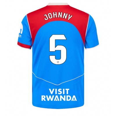 Atlético Madrid Tredjetröja 2025/26 Herr Johnny Cardoso #5 Kortärmad