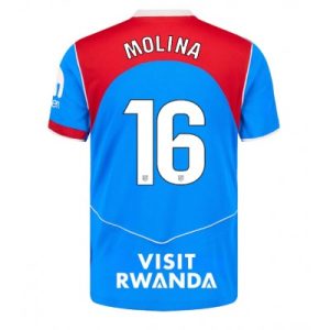 Atlético Madrid Tredjetröja 2025/26 Herr Nahuel Molina #16 Kortärmad