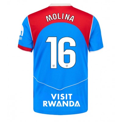 Atlético Madrid Tredjetröja 2025/26 Herr Nahuel Molina #16 Kortärmad 1 Atlético Madrid Tredjetröja 2025/26 Herr Nahuel Molina #16 Kortärmad