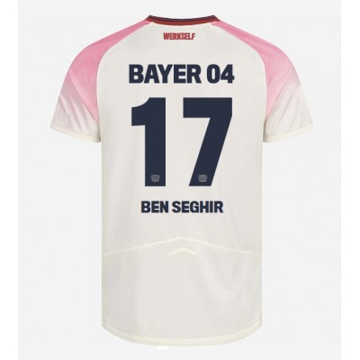 Bayer 04 Leverkusen Bortatröja 2025–26 Herr Eliesse Ben Seghir #17 Kortärmad Fotbollströja 1 Bayer 04 Leverkusen Bortatröja 2025–26 Herr Eliesse Ben Seghir #17 Kortärmad Fotbollströja
