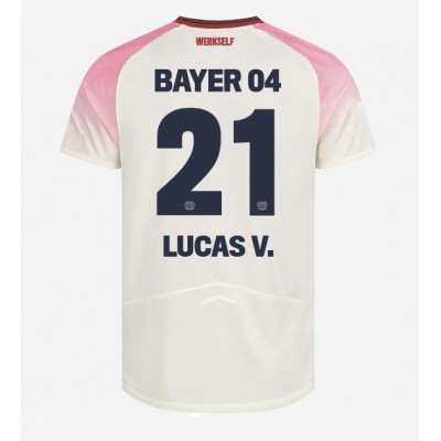 Bayer 04 Leverkusen Bortatröja 2025–26 Herr Lucas Vázquez #21 Kortärmad Fotbollströja 1 Bayer 04 Leverkusen Bortatröja 2025–26 Herr Lucas Vázquez #21 Kortärmad Fotbollströja