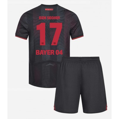 Bayer 04 Leverkusen Hemmatröja 2025–26 Barn Set – Eliesse Ben Seghir #17 Kortärmad Fotbollströja med Shorts 1 Bayer 04 Leverkusen Hemmatröja 2025–26 Barn Set – Eliesse Ben Seghir #17 Kortärmad Fotbollströja med Shorts