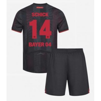 Bayer 04 Leverkusen Hemmatröja 2025–26 Barn Set – Patrik Schick #14 Kortärmad Fotbollströja med Shorts