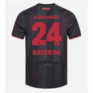 Bayer 04 Leverkusen Hemmatröja 2025–26 Herr Aleix Garcia #24 Kortärmad Fotbollströja