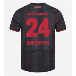 Bayer 04 Leverkusen Hemmatröja 2025–26 Herr Aleix Garcia #24 Kortärmad Fotbollströja