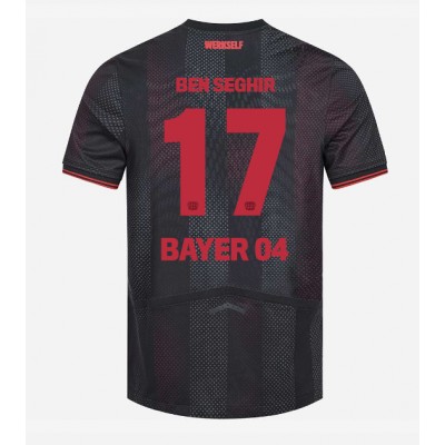 Bayer 04 Leverkusen Hemmatröja 2025–26 Herr Eliesse Ben Seghir #17 Kortärmad Fotbollströja 1 Bayer 04 Leverkusen Hemmatröja 2025–26 Herr Eliesse Ben Seghir #17 Kortärmad Fotbollströja