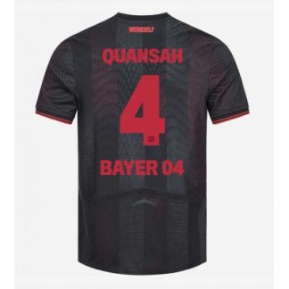 Bayer 04 Leverkusen Hemmatröja 2025–26 Herr Jarell Quansah #4 Kortärmad Fotbollströja