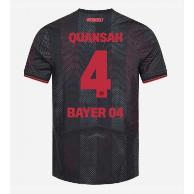 Bayer 04 Leverkusen Hemmatröja 2025–26 Herr Jarell Quansah #4 Kortärmad Fotbollströja