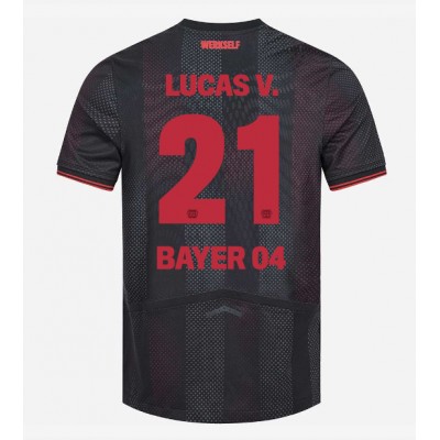 Bayer 04 Leverkusen Hemmatröja 2025–26 Herr Lucas Vázquez #21 Kortärmad Fotbollströja 1 Bayer 04 Leverkusen Hemmatröja 2025–26 Herr Lucas Vázquez #21 Kortärmad Fotbollströja