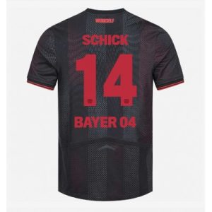 Bayer 04 Leverkusen Hemmatröja 2025–26 Herr Patrik Schick #14 Kortärmad Fotbollströja
