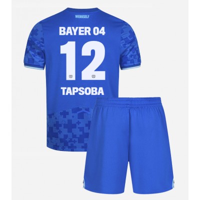 Bayer 04 Leverkusen Tredjetröja 2025–26 Barn Set – Edmond Tapsoba #12 Kortärmad Fotbollströja med Shorts 1 Bayer 04 Leverkusen Tredjetröja 2025–26 Barn Set – Edmond Tapsoba #12 Kortärmad Fotbollströja med Shorts