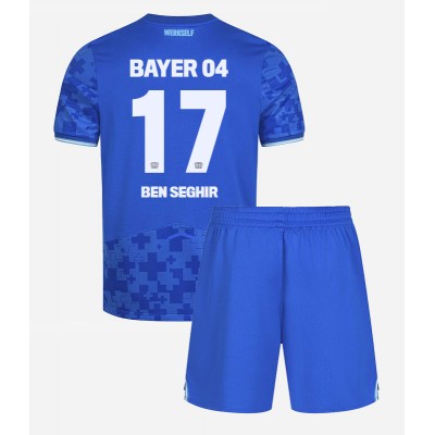 Bayer 04 Leverkusen Tredjetröja 2025–26 Barn Set – Eliesse Ben Seghir #17 Kortärmad Fotbollströja med Shorts 1 Bayer 04 Leverkusen Tredjetröja 2025–26 Barn Set – Eliesse Ben Seghir #17 Kortärmad Fotbollströja med Shorts