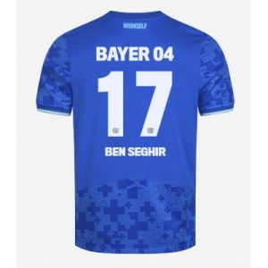 Bayer 04 Leverkusen Tredjetröja 2025–26 Herr Eliesse Ben Seghir #17 Kortärmad Fotbollströja