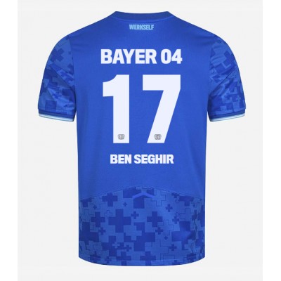 Bayer 04 Leverkusen Tredjetröja 2025–26 Herr Eliesse Ben Seghir #17 Kortärmad Fotbollströja