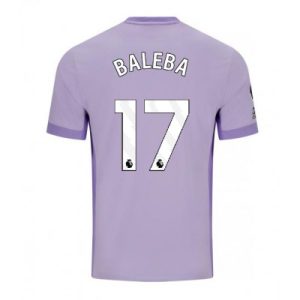 Brighton & Hove Albion Bortatröja 2025–26 Herr Carlos Baleba #17 Kortärmad Fotbollströja