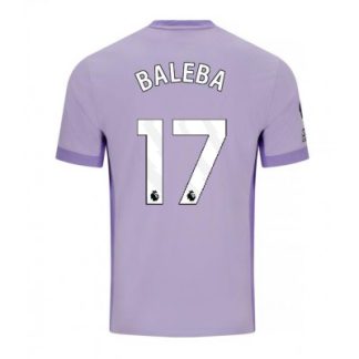 Brighton & Hove Albion Bortatröja 2025–26 Herr Carlos Baleba #17 Kortärmad Fotbollströja