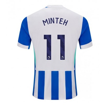 Brighton & Hove Albion Hemmatröja 2025–26 Herr Yankuba Minteh #11 Kortärmad Fotbollströja