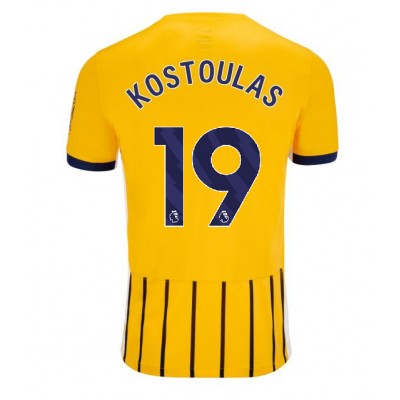 Brighton & Hove Albion Tredjetröja 2025–26 Herr Charalampos Kostoulas #19 Kortärmad Fotbollströja Brighton & Hove Albion Tredjetröja 2025–26 Herr Charalampos Kostoulas #19 Kortärmad Fotbollströja
