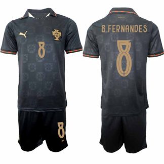 Bruno Fernandes #8 Portugal 2025-2026 Eusébio Special Edition Herr Fotbollsställ