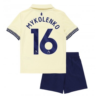 Everton 2025/26 Bortatröja Barn Set – Vitaliy Mykolenko #16 Kortärmad Fotbollströja med Shorts 1 Everton 2025/26 Bortatröja Barn Set – Vitaliy Mykolenko #16 Kortärmad Fotbollströja med Shorts