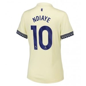Everton 2025/26 Bortatröja Dam Iliman Ndiaye #10 Kortärmad Fotbollströja