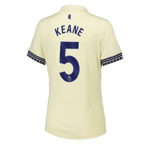 Everton 2025/26 Bortatröja Dam Michael Keane #5 Kortärmad Fotbollströja