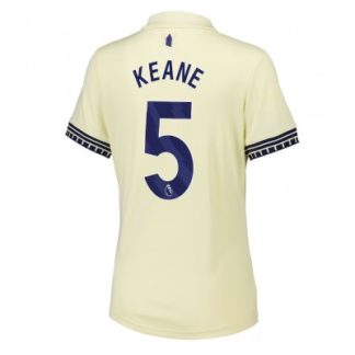 Everton 2025/26 Bortatröja Dam Michael Keane #5 Kortärmad Fotbollströja