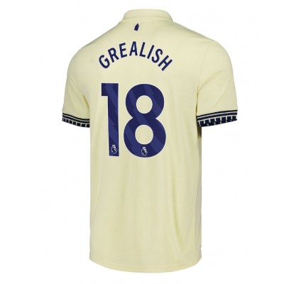 Everton 2025/26 Bortatröja Herr Jack Grealish #18 Kortärmad Fotbollströja Everton 2025/26 Bortatröja Herr Jack Grealish #18 Kortärmad Fotbollströja