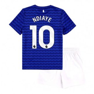 Everton 2025/26 Hemmatröja Barn Set – Iliman Ndiaye #10 Kortärmad Fotbollströja med Shorts