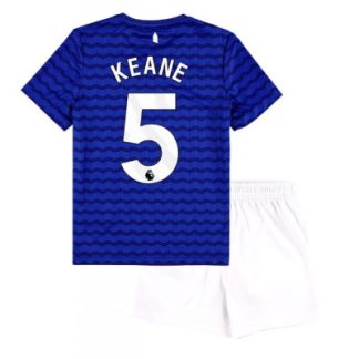 Everton 2025/26 Hemmatröja Barn Set – Michael Keane #5 Kortärmad Fotbollströja med Shorts