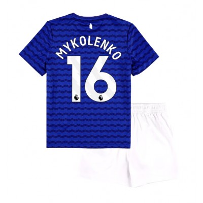 Everton 2025/26 Hemmatröja Barn Set – Vitaliy Mykolenko #16 Kortärmad Fotbollströja med Shorts Everton 2025/26 Hemmatröja Barn Set – Vitaliy Mykolenko #16 Kortärmad Fotbollströja med Shorts