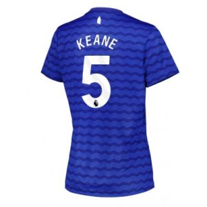 Everton 2025/26 Hemmatröja Dam Michael Keane #5 Kortärmad Fotbollströja