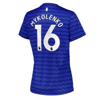 Everton 2025/26 Hemmatröja Dam Vitaliy Mykolenko #16 Kortärmad Fotbollströja
