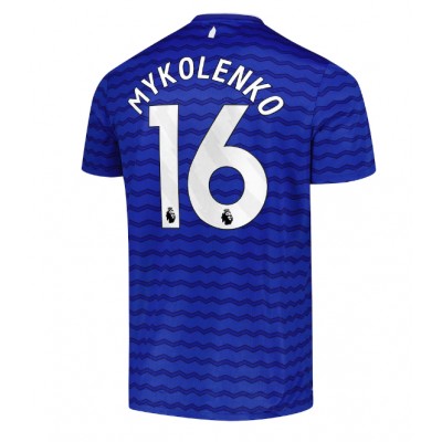 Everton 2025/26 Hemmatröja Herr Vitaliy Mykolenko #16 Kortärmad Fotbollströja Everton 2025/26 Hemmatröja Herr Vitaliy Mykolenko #16 Kortärmad Fotbollströja