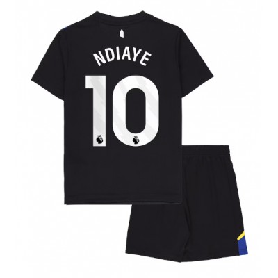 Everton 2025/26 Tredjetröja Barn Set – Iliman Ndiaye #10 Kortärmad Fotbollströja med Shorts