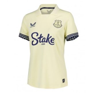 Everton Bortatröja 2025-26 Dam Kortärmad Fotbollströja