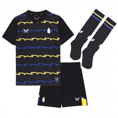 Everton Tredjekit Barn 2025/26 Kortärmad Fotbollströja med Shorts